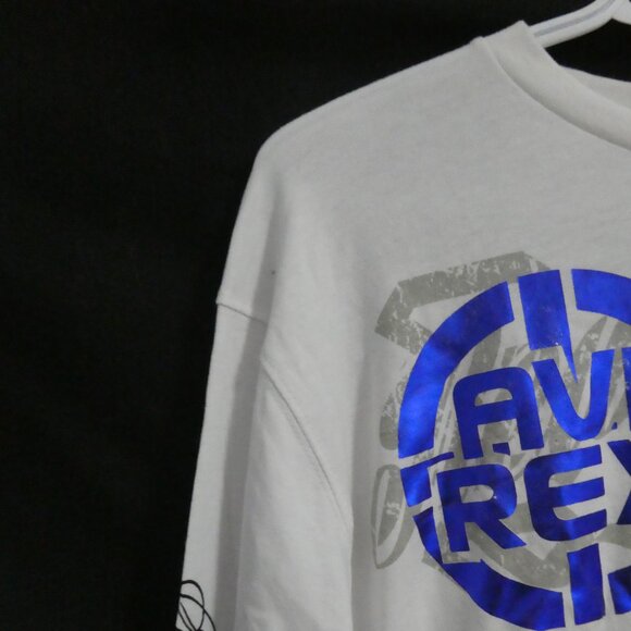 AVIREX | xl - extra large | White Graphic Long Sleeve T-Shirt / Tee | NWT - Picture 3 of 15